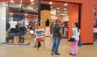 Los descuentos en almacenes de Barranquilla.