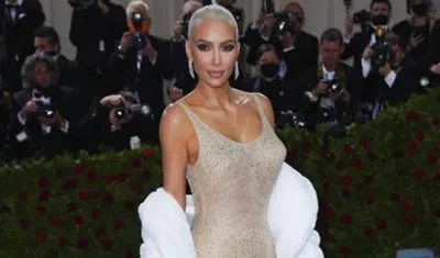 La modelo estadounidense Kim Kardashian.