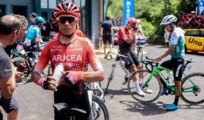 Nairo Quintana, ciclista colombiano. 
