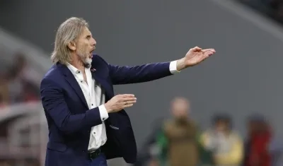 Ricardo Gareca, técnico de la Selección Perú. 