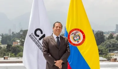 El magistrado del Consejo Nacional Electoral (CNE), Luis Guillermo Pérez