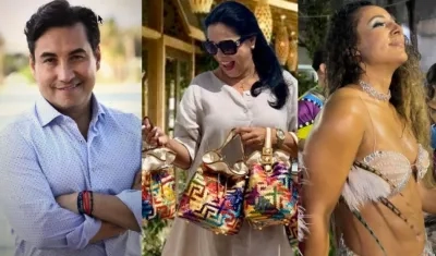 Lucho Borrego, María Claudia Fernández y Kelly Ríos