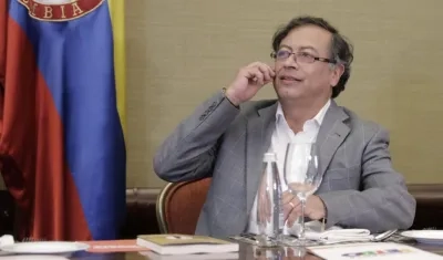 El candidato presidencial Gustavo Petro.