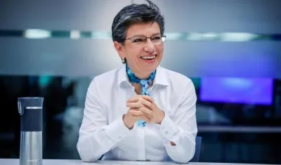 La Alcaldesa de Bogotá, Claudia López.