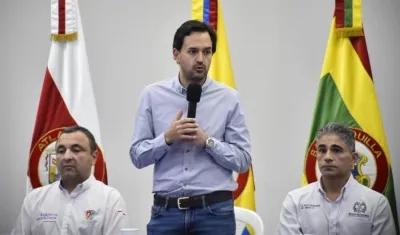 El Ministro de Minas, Diego Mesa Puyo.