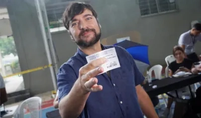 El Alcalde de Barranquilla, Jaime Pumarejo.