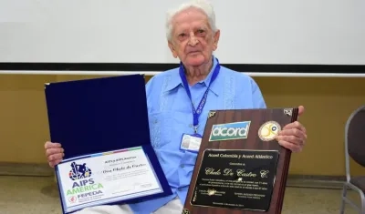 Chele De Castro, periodista barranquillero. 