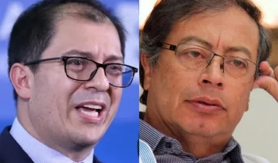 Francisco Barbosa y Gustavo Petro. 
