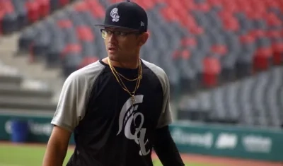 Jeffry Niño, lanzador colombiano. 