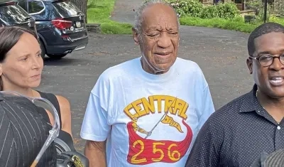 Bill Cosby cuando comparecía en una de las audiencias.