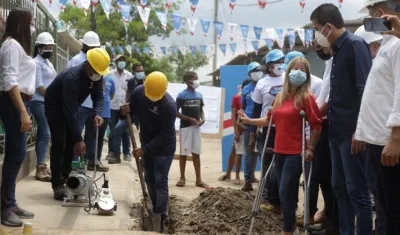 La Gobernadora Elsa Noguera.