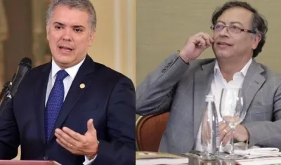 Iván Duque y Gustavo Petro