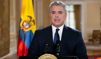 Iván Duque, presidente de Colombia. 