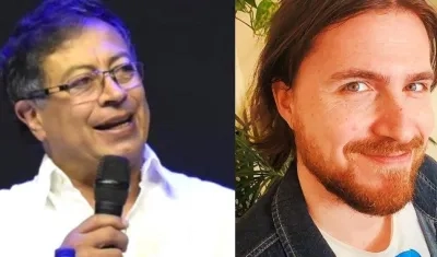 Gustavo Petro y su homónimo brasileño Gustavo Petró
