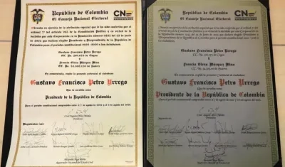 Consejo Nacional Electoral declara oficial la elección de Gustavo Petro y Francia  Márquez