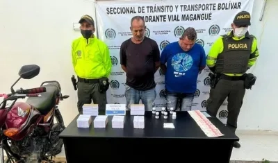 Los dos capturados quedaron a disposición de la Fiscalía. 