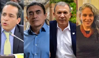 Los protagonistas de la división en Colombia Humana.