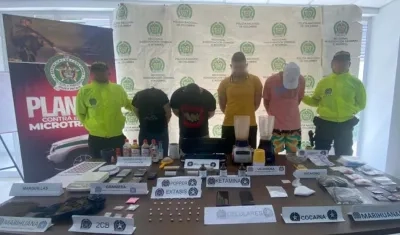 Los cuatro capturados cayeron en poder de las autoridades el pasado 17 de junio,