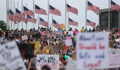 Imagen de protestas.