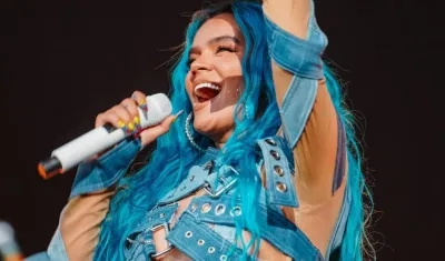 La artista colombiana Karol G.