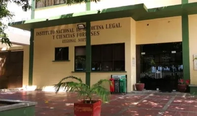 Fachada de Medicina Legal de Barranquilla.