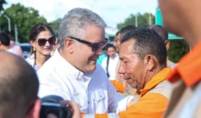 Iván Duque en Caucasia.