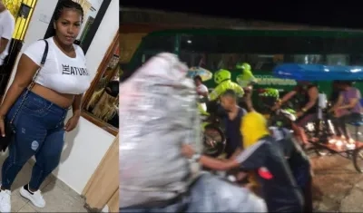 Candelaria Sarabia González murió tras ser arrollada por este bus de Coolitoral. 