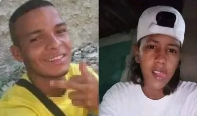 Arturo José Rodríguez Ramírez y Cristian Guerrero, asesinados en el barrio Las Malvinas.