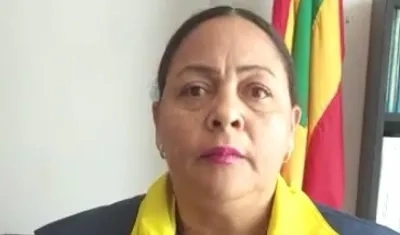 Ana Saltarín, Jefe de la Oficina de Gestión del Riesgo.