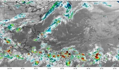 Formación de la tormenta tropical.