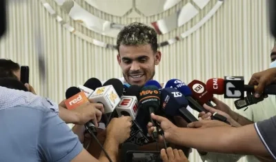 Luis Díaz, futbolista. 