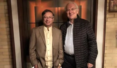 Gustavo Petro y José Antonio Ocampo.