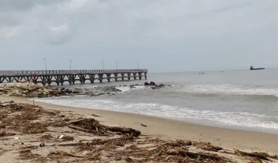 Estado de las playas de Puerto Colombia.