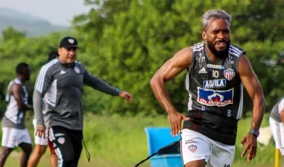 Luis 'Cariaco' González, jugador de Junior. 