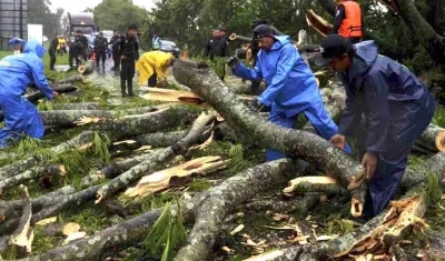 Estragos causados por 'Bonnie' en su paso por Nicaragua.