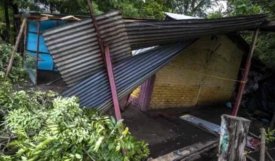 Estragos dejados por 'Bonnie' en Nicaragua.