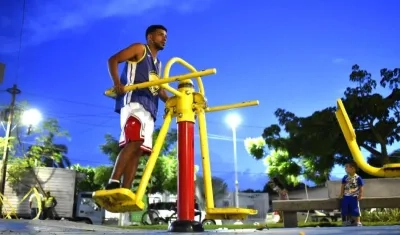 Juegos biosaludables en los parques.