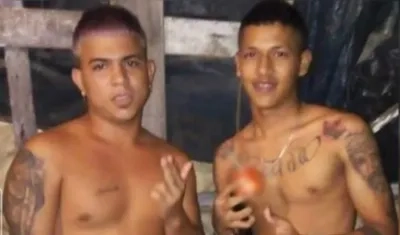 Jesús Daniel Chamie Cuentas y Gregori Gustavo Lemus Ávila, dos de las víctimas mortales. 