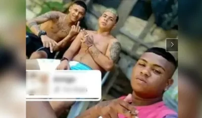 De derecha a izquierda: Samuel, Jesús David y Gregori