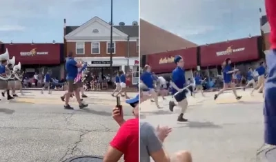 Imágenes del desfile.