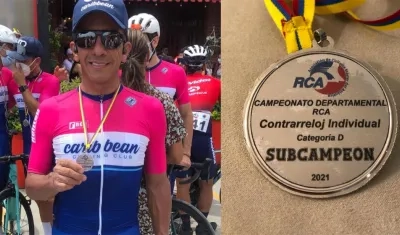 Campeonato departamental de ciclismo máster.