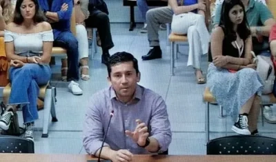 Jorge Ignacio Palma durante su declaración.