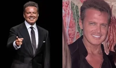 El cambio de look de Luis Miguel es bien notorio.
