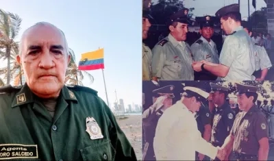 Agente Pedro Salcedo. 