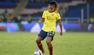 Leicy Santos, jugadora colombiana. 