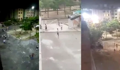 Enfrentamientos de pandillas en Las Gardenias. 