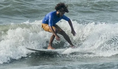 El surf es uno de los deportes bandera del Atlántico. 