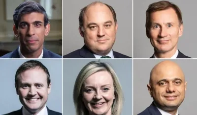 Posibles candidatos a reemplazar a Boris Johnson.