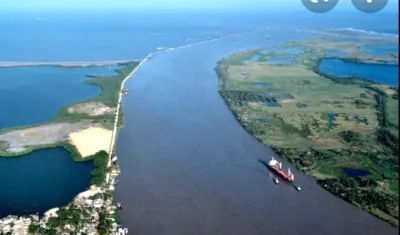 Zona de la emergencia portuaria.