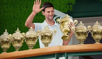 Novak Djokovic, tenista serbio. 